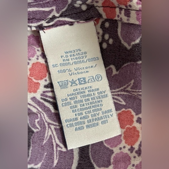 Boden Purple Floral Mini Dress - Picture 9 of 10